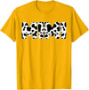 Family Matching Gifts Cow Mimi Cow Print Cow Pattern Mother's Day T-Shirt - Golden Yellow
