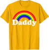 Gay Pride Parade Event Frestival Shirt Co Mens Damn Daddy Gay Pride Parade Daddy Masc Man LGBTQ Dad T-Shirt - Golden Yellow