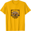 National Parks Nature Lovers Camping Apparel Katmai National Park Bear T-Shirt - Golden Yellow