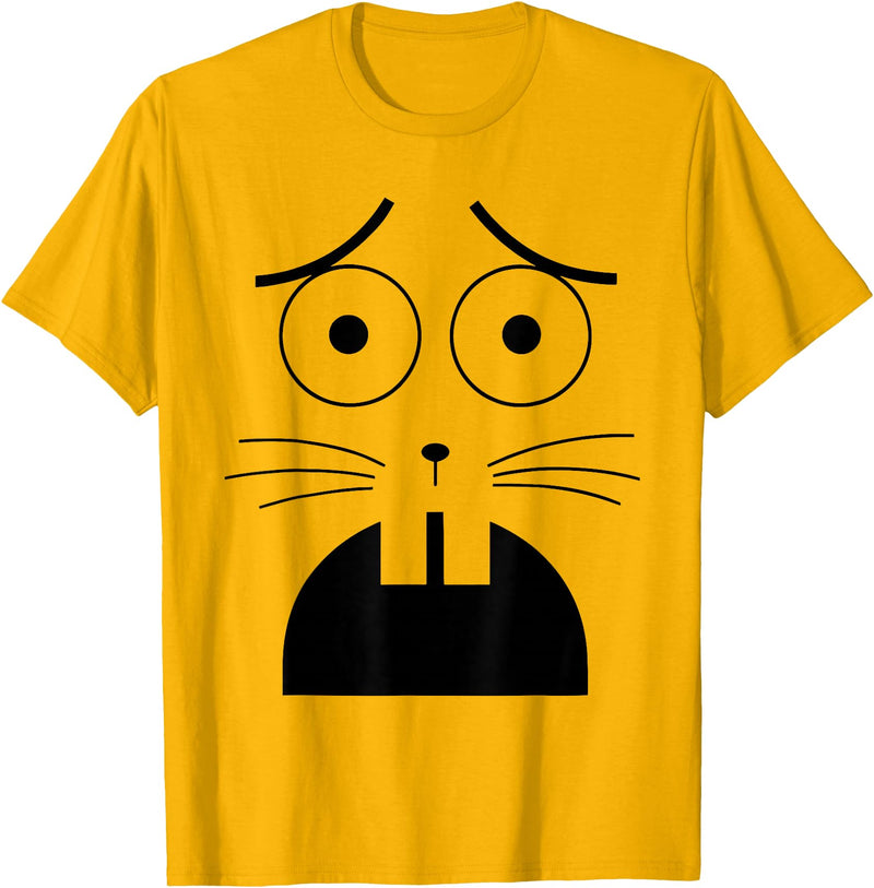 Jasper Rabbit Costume Funny Boo JEE Boojee Meme Halloween T-Shirt in Golden Yellow