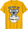 Cute Shirts and Merch My Puns Are Koala Tea Funny Cute Koala Bear Animal Pun T-Shirt - Golden Yellow