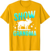 Pig Show Grandma On Mother's Day Pig Show Grandma Best Pig Show Grandmother T-Shirt - Golden Yellow