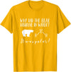 Gifts for Chemistry Majors Science Teacher Pun Tee Chemistry Joke T-shirt Polar Water Funny Science Teacher Tee T-Shirt - Golden Yellow