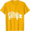 Capitalism Co Capitalist Pig - Fun Novelty Tshirt for Entrepreneurs T-Shirt - Golden Yellow
