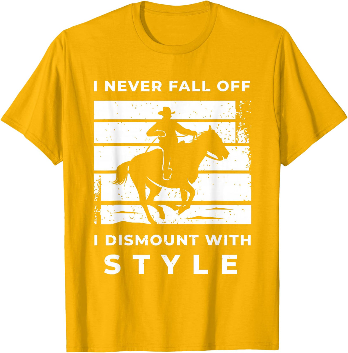 Funny Horse Quote Shirts And Equestrian Gifts Funny Horse Quote Outfit For A Lover Of Horse T-Shirt - Golden Yellow