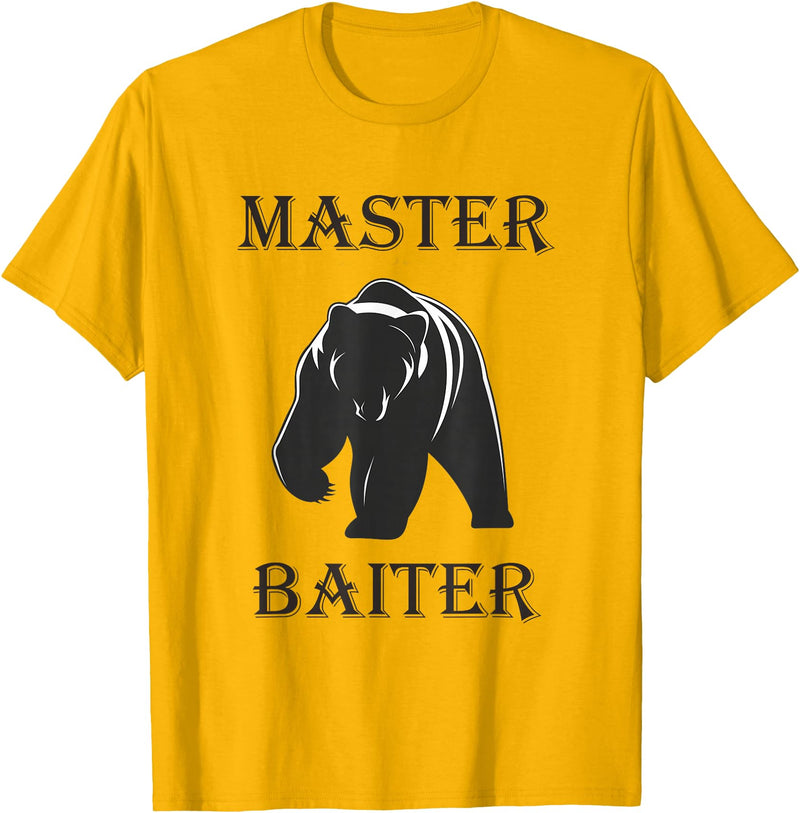 OutdoorMerch Master Bear Baiter Shirt T-Shirt - Golden Yellow