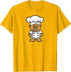 Bear In A Chef Hat - Cute Chef Bear Chef Bear - Cute Bear In A Chef's Hat Bear Chef T-Shirt - Golden Yellow