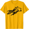 Rabbit Smoking a Pipe T-Shirt in Golden Yellow