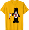 Jujubella Angry Bear Scare Bear Teddy Bear No Kids T-shirt T-Shirt - Golden Yellow