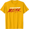Cocaine Bear Logo T-Shirt - Golden Yellow