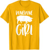 Angry Ant Graphics - Kunekune Pig Gifts Kune Kune Pig Gift for Women - Kunekune Girl T-Shirt - Golden Yellow