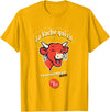 The Laughing Cow French Slogan T-Shirt - Golden Yellow