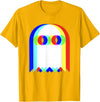 Threadrock Vaporwave Psychedelic Ghost Retro Halloween Techno EDM Unisex Adults Kids T-Shirt - Golden Yellow