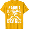 Rabbit Hunting Dog - Beagle Hunter Beagles T-Shirt in Golden Yellow