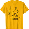 Rabbit Duck Illusion T-Shirt in Golden Yellow