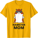 Hamster Mum Pet Hamster Mom T-Shirt - Golden Yellow