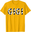 Cow Pattern Print Family Matching Birthday Shirts Cow Gigi Birthday Family Matching Mothers Day Boy Girl Farm T-Shirt -