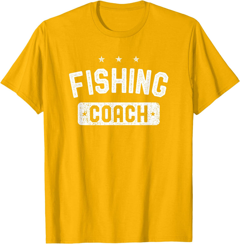 Fishing Coach Clothing Fishing Coach Vintage Fishing T-Shirt - Golden Yellow