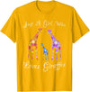 Cartba Giraffe Co. Giraffe Lover Cute T-Shirt - Golden Yellow