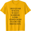 Funny Gift I would fight a Bear for you Sister T-Shirt - Golden Yellow