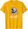Not Quite Right California Über Alles with Roaring Grizzly Bear T-Shirt - Golden Yellow
