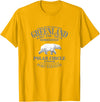 Port Stevens P.S.75 Design Greenland Polar Bear T-Shirt - Golden Yellow