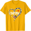 Black White Family Cow Farm Grandma Cow Print Cow Heart Pattern Farmer Cows Mother's Day T-Shirt - Golden Yellow
