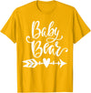 Funny Mama Bear Family Matching Gifts Clothing DJ Baby Bear T-Shirt - Golden Yellow