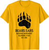 National Park Gifts Bears Ears National Monument Blanding Utah T-Shirt - Golden Yellow