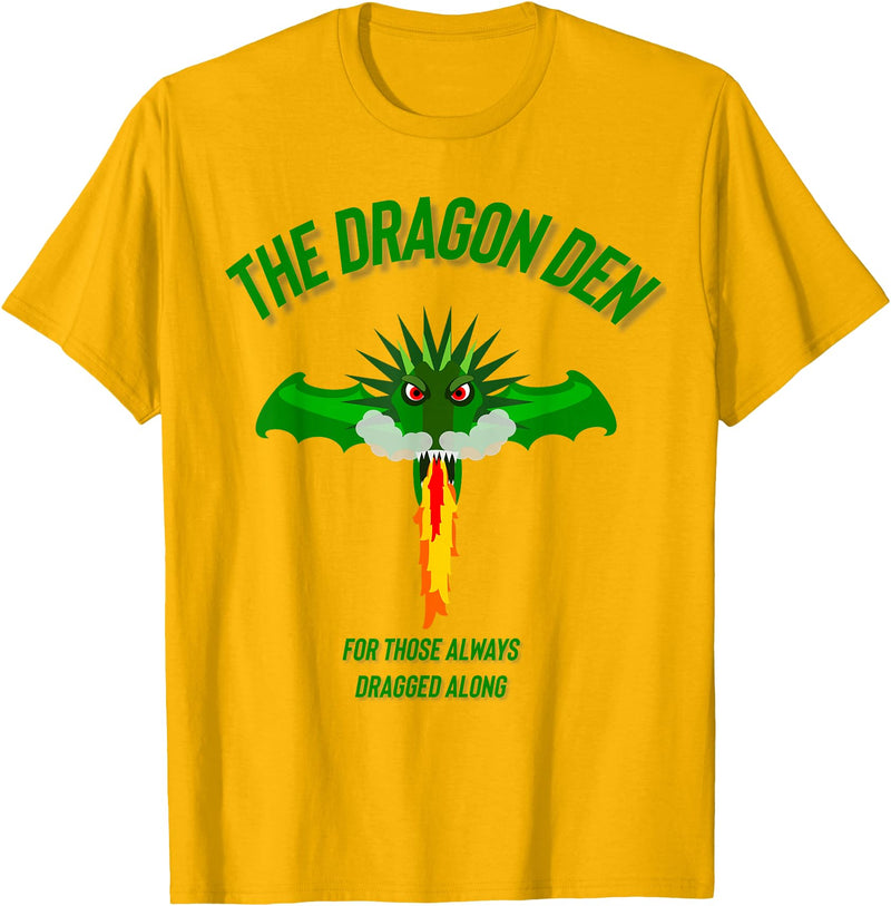 Cirillo and Son The dragon den younger sibling parents scouts T-Shirt - Golden Yellow