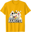 Funny Joke Silly Hamster Brain Rot Meme T-Shirt - Golden Yellow