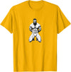 Jay Moe Design Bear, Pride, Gay Pride, Bear Pride Flag, Gay, Rainbow Flag T-Shirt - Golden Yellow