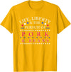 Official Get Hopped Apparel Funny Pork and Beans Shirt - Novelty Gift T-Shirt - Golden Yellow