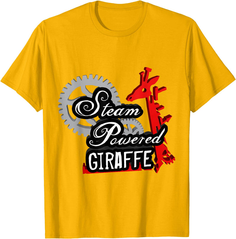 Steam Powered Giraffe LLC Steam Powered Giraffe Logo T-Shirt - Golden Yellow