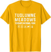 California Shirts Tuolumne Meadows, Yosemite Outdoor T-shirt T-Shirt - Golden Yellow