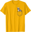 Llama Alpaca Gifts By Skizzenmonster Hipster Llama & Sloth With Sunglasses T-Shirt - Golden Yellow