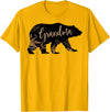 Fandy Family Floral Grandma Bear T Shirt Grandma Mother's Day Women Gift T-Shirt - Golden Yellow