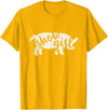 Pig Showing Gifts & Apparel Cute Show Pig Girl T-Shirt - Golden Yellow
