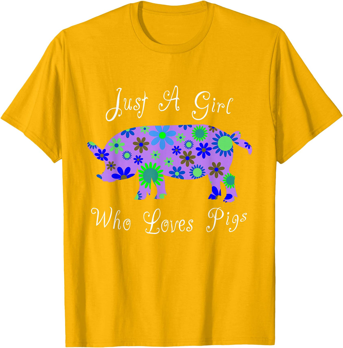 Cartba Pig Co. Pig Lover Cute T-Shirt - Golden Yellow