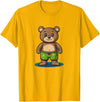 Teddy Bear swim trunks Cool Swim Trunks Teddy Bear Costume for Boys and Girls T-Shirt - Golden Yellow