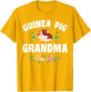 Guinea Pig Grandma Wear Guinea Pig Grandma Pet Owner T-Shirt - Golden Yellow