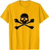 DATZLYF Skull and Crossbones t-shirt T-Shirt - Golden Yellow
