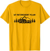 Funny Camping Shirts Camping My Retirement Plan Nature T Shirt Camper Hiking Gift T-Shirt - Golden Yellow