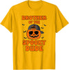 One Spooky Dude 1st Birthday Outfit For Family Brother of The Spooky Dude Halloween Pumpkin Birthday Family T-Shirt - Golden