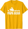Papa Bear 5 Kids TShirt Papa Bear 5 Cubs Shirt Papa Bear 5 Cubs Shirt Daddy Bear 5 Kids TShirt Papa 5 Kids T-Shirt - Golden Yellow