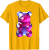 Urban Empyre Indigo Purple Gummy Bear T-Shirt - Golden Yellow