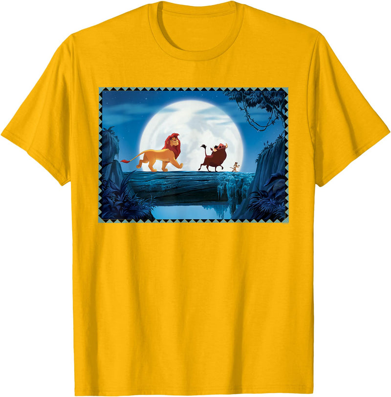 Disney The Lion King 30th Anniversary Hakuna Matata March T-Shirt - Golden Yellow