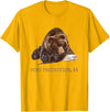 Port Protection Alaska Wild Grizzly Bear Nature Port Protection Brown Grizzly Bear In Snow Alaska Pacific NW T-Shirt - Golden Yellow