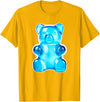 Urban Empyre Blue Gummy Bear Candy T-Shirt - Golden Yellow