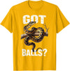 Royal Ball Python Supplies Snake Owner Herpetology Funny Ball Python Lover Balls Reptile Keeper Snake Owners T-Shirt -